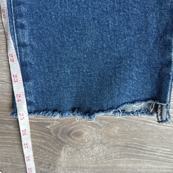 Frame Denim Le Crop Mini Boot Jeans  Huntdale LCMBRA118 Flare Leg Raw Hem - Picture 9 of 12